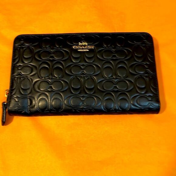 Coach Handbags - Coach Embossed French Style Long Wallet